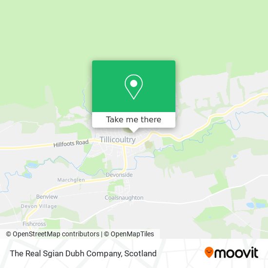 The Real Sgian Dubh Company map