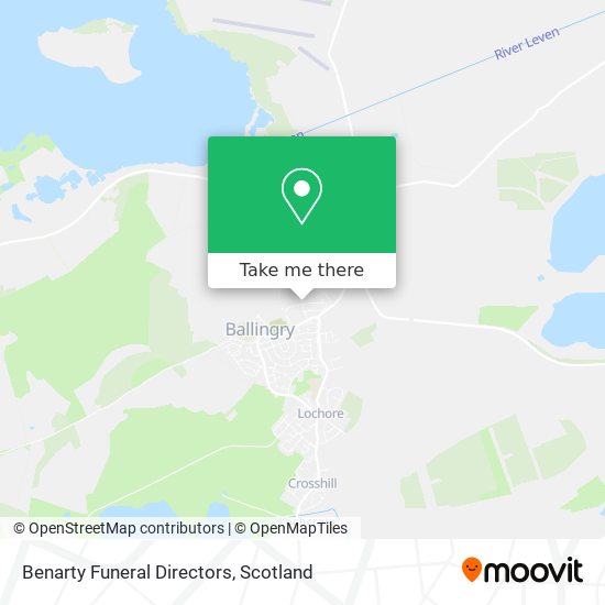 Benarty Funeral Directors map