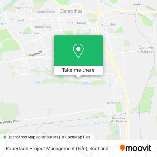 Robertson Project Management (Fife) map