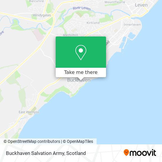 Buckhaven Salvation Army map