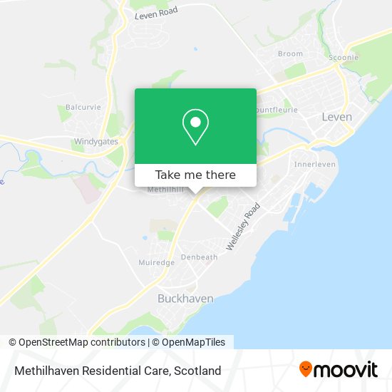 Methilhaven Residential Care map