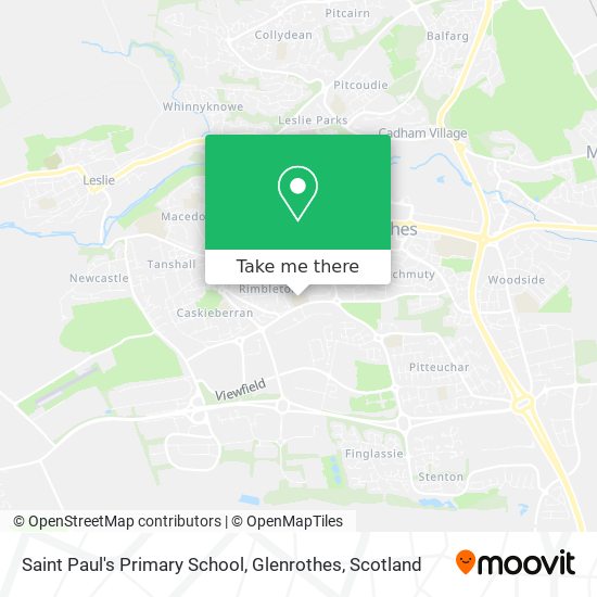 Saint Paul's Primary School, Glenrothes map