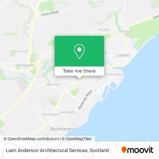Liam Anderson Architectural Services map