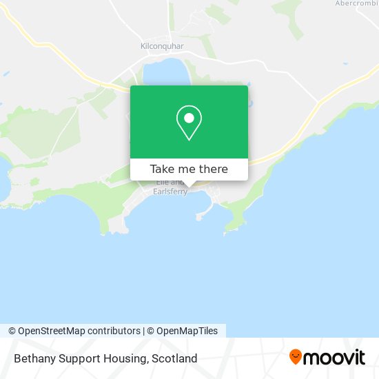Bethany Support Housing map
