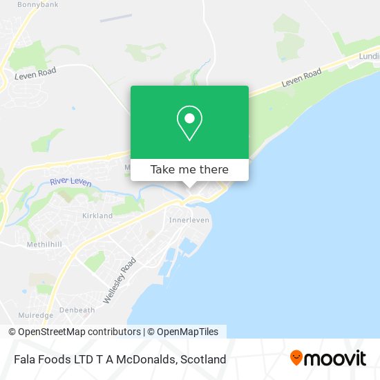 Fala Foods LTD T A McDonalds map
