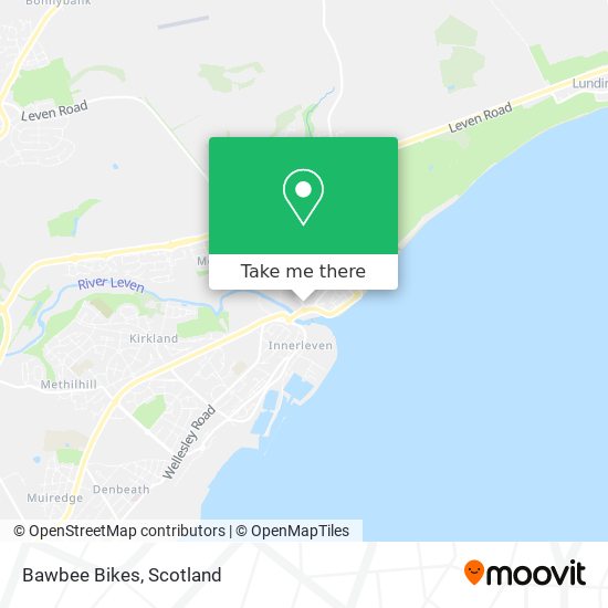 Bawbee Bikes map