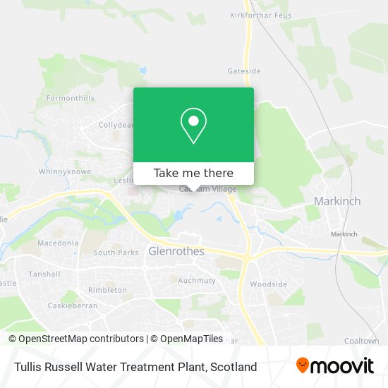 Tullis Russell Water Treatment Plant map