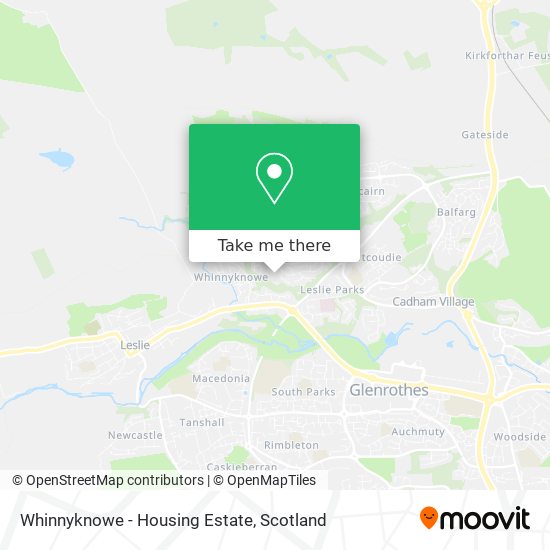 Whinnyknowe - Housing Estate map