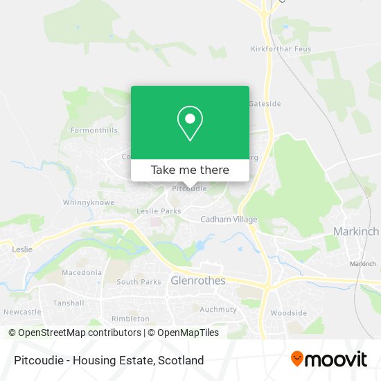 Pitcoudie - Housing Estate map