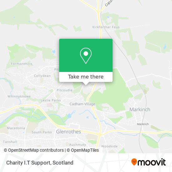 Charity I.T Support map