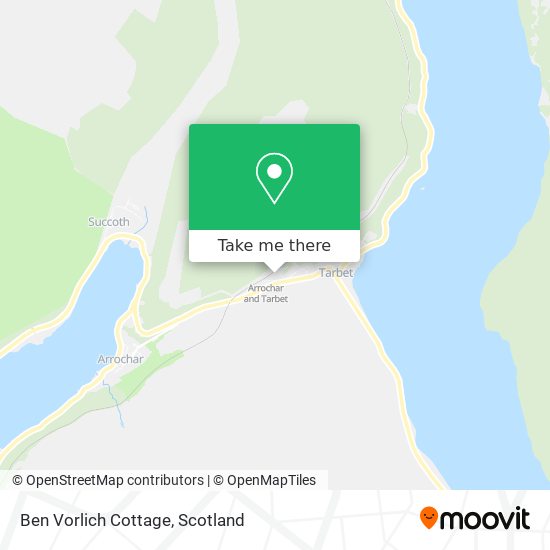 Ben Vorlich Cottage map