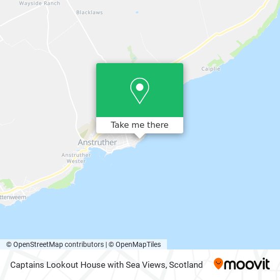 Captains Lookout House with Sea Views map