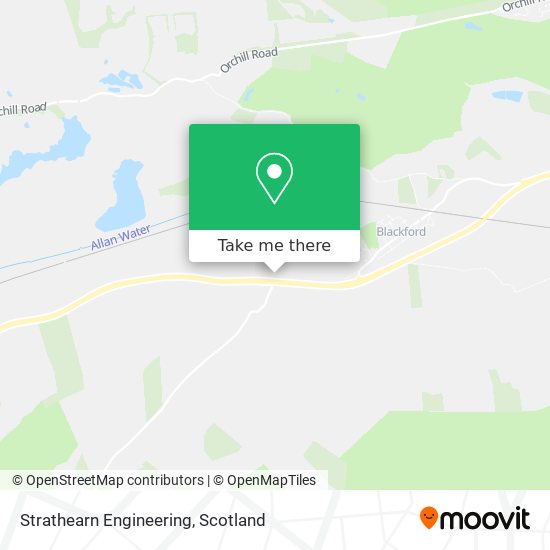 Strathearn Engineering map