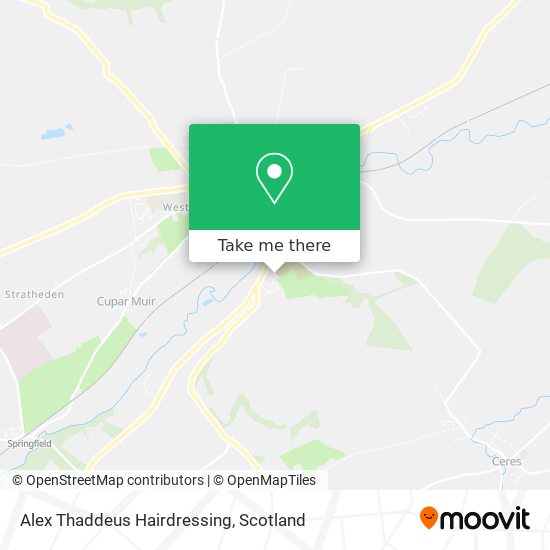 Alex Thaddeus Hairdressing map