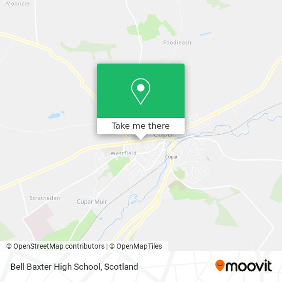 Bell Baxter High School map