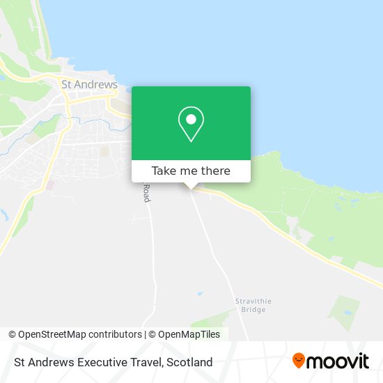 St Andrews Executive Travel map