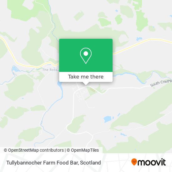 Tullybannocher Farm Food Bar map