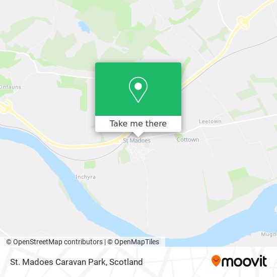 St. Madoes Caravan Park map