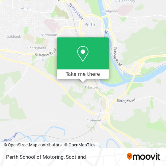 Perth School of Motoring map