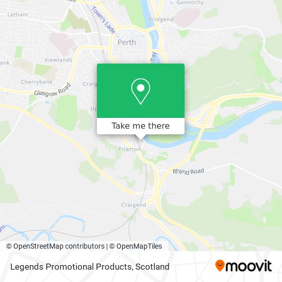 Legends Promotional Products map