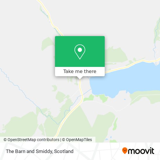 The Barn and Smiddy map