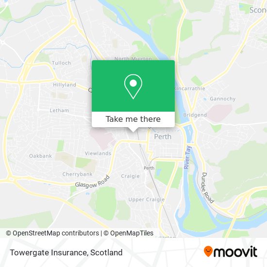 Towergate Insurance map