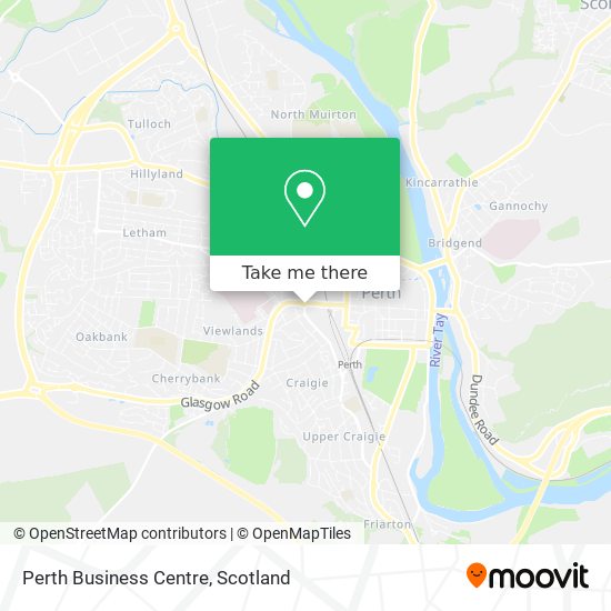 Perth Business Centre map