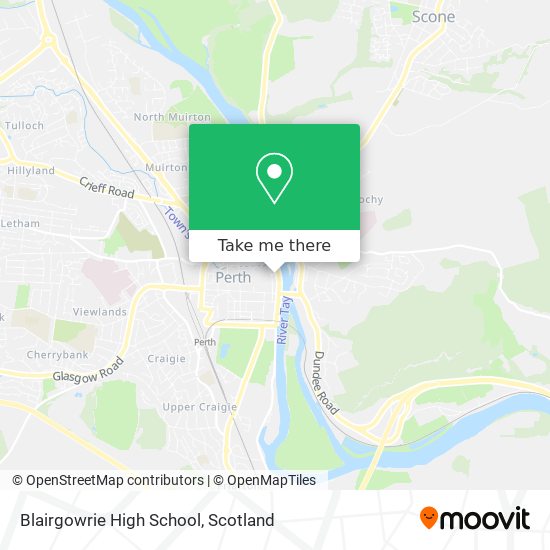 Blairgowrie High School map