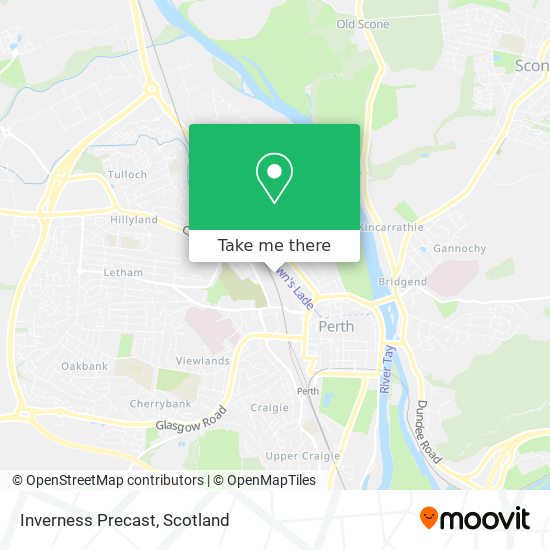 Inverness Precast map