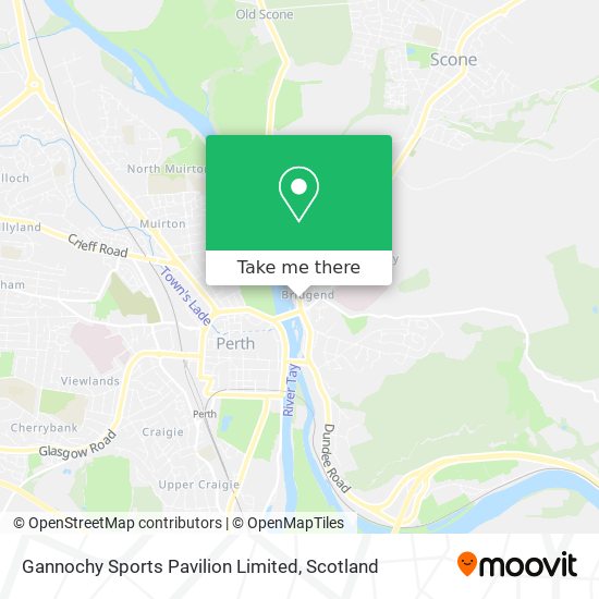 Gannochy Sports Pavilion Limited map