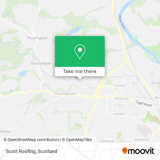 Scott Roofing map