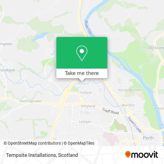 Tempsite Installations map