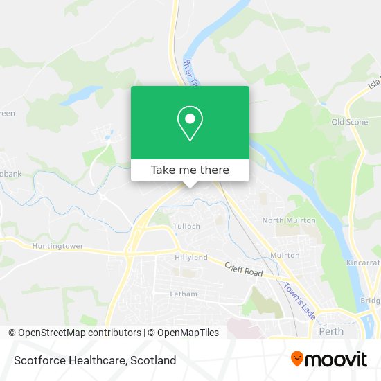 Scotforce Healthcare map