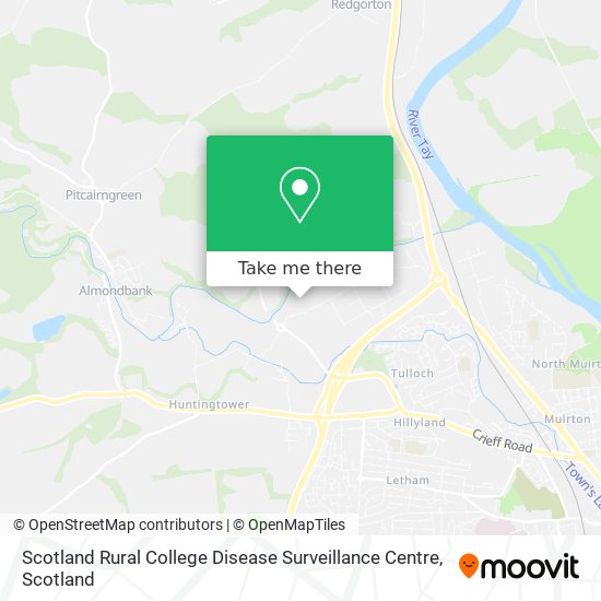 Scotland Rural College Disease Surveillance Centre map