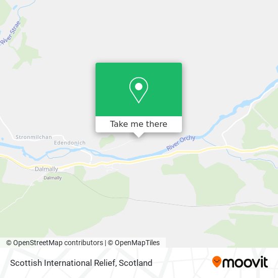 Scottish International Relief map