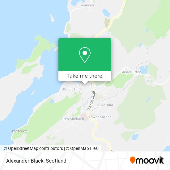 Alexander Black map