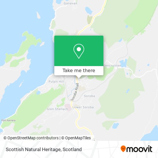 Scottish Natural Heritage map