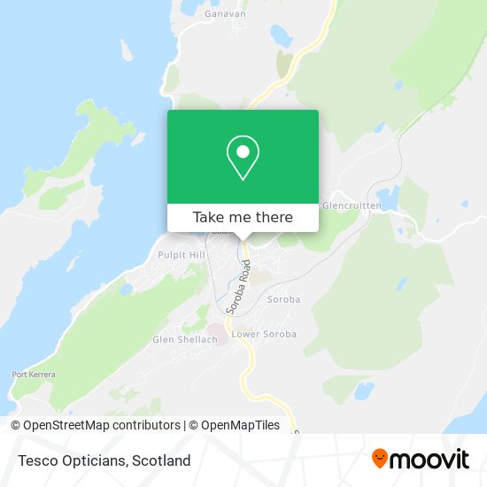 Tesco Opticians map