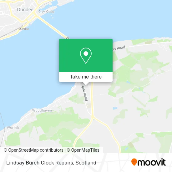 Lindsay Burch Clock Repairs map