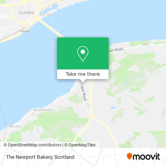 The Newport Bakery map