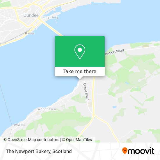 The Newport Bakery map