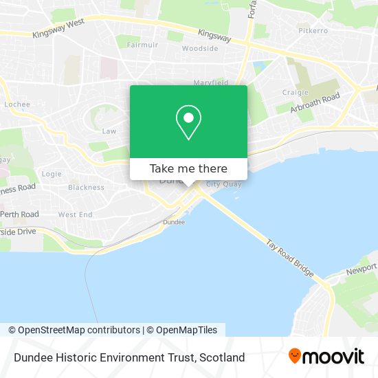 Dundee Historic Environment Trust map