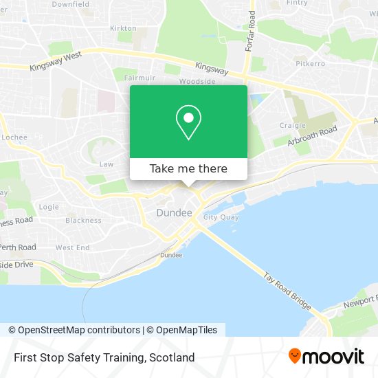 First Stop Safety Training map