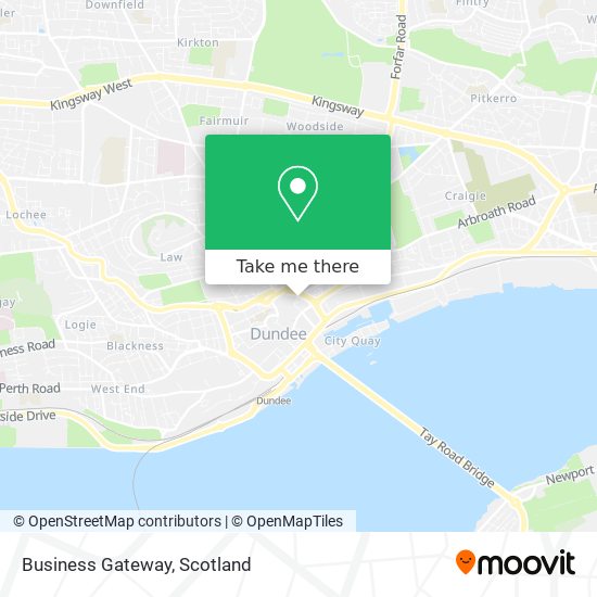 Business Gateway map
