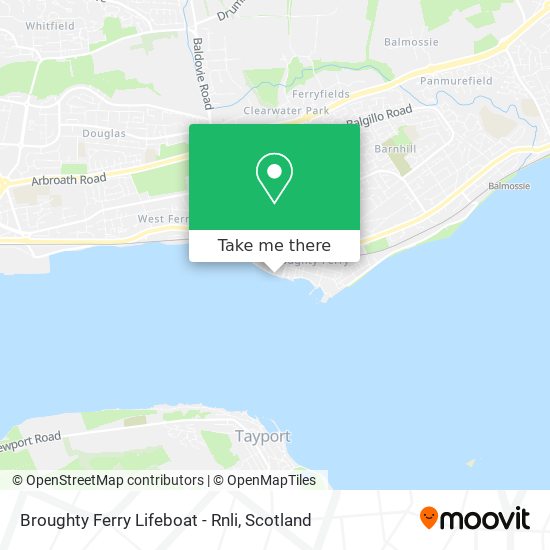 Broughty Ferry Lifeboat - Rnli map