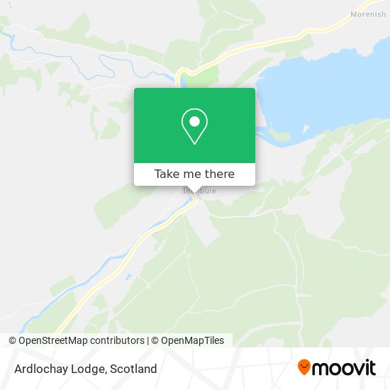 Ardlochay Lodge map