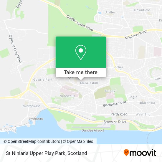 St Ninian's Upper Play Park map