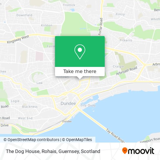 The Dog House, Rohais, Guernsey map