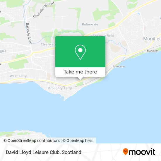 David Lloyd Leisure Club map