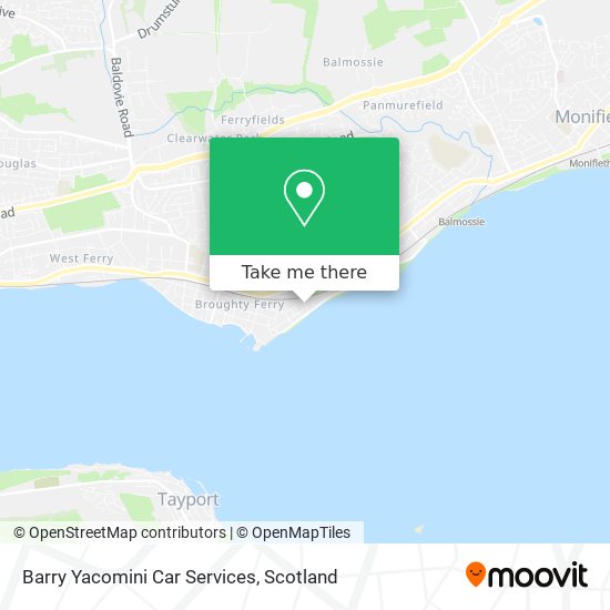 Barry Yacomini Car Services map